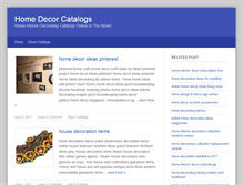 Tablet Screenshot of homedecorcatalogs.info